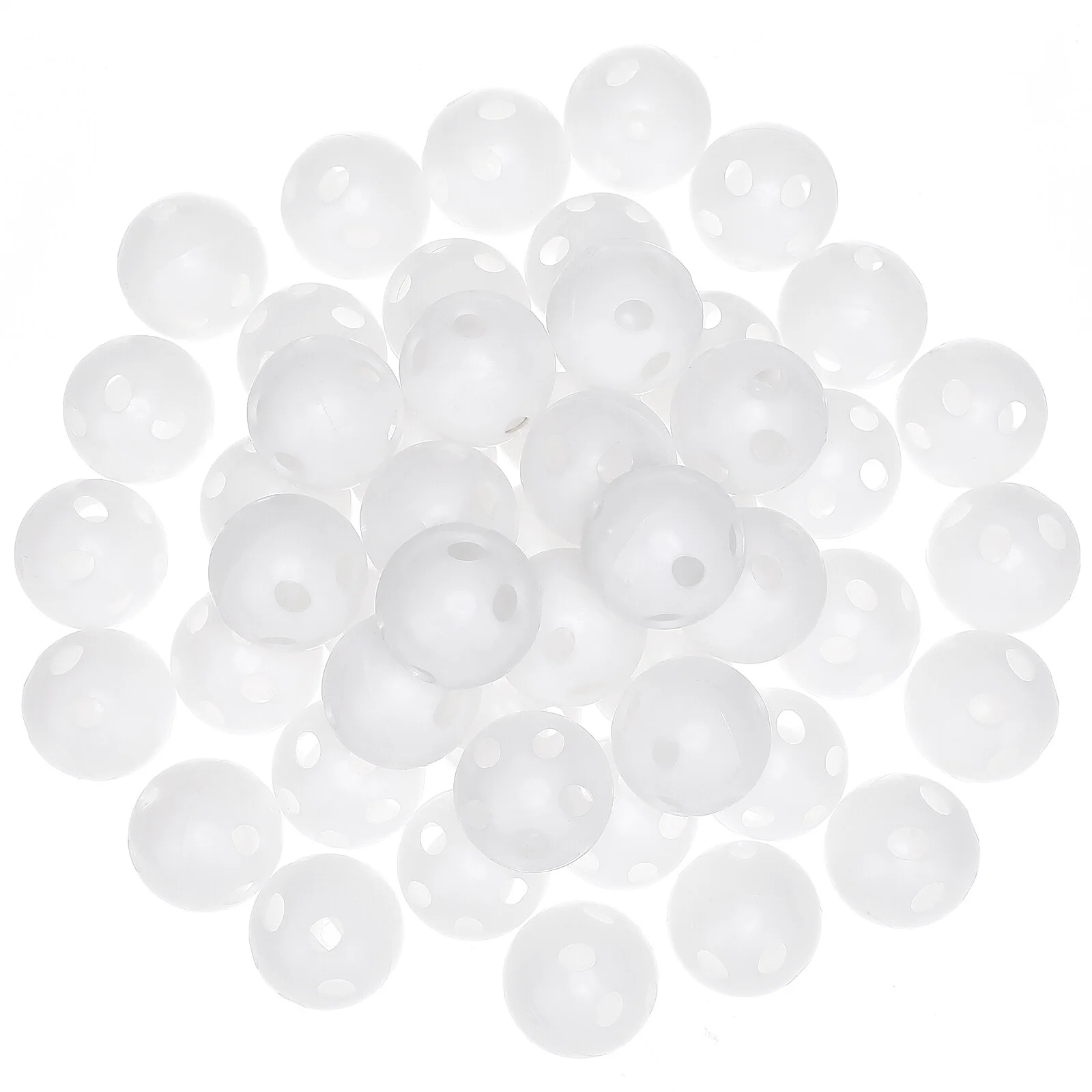 

50 Pcs Balls Inserts Balls Noise Maker Balls Insert Plastic Repair Balls for Pet Toys Puppet Dolls
