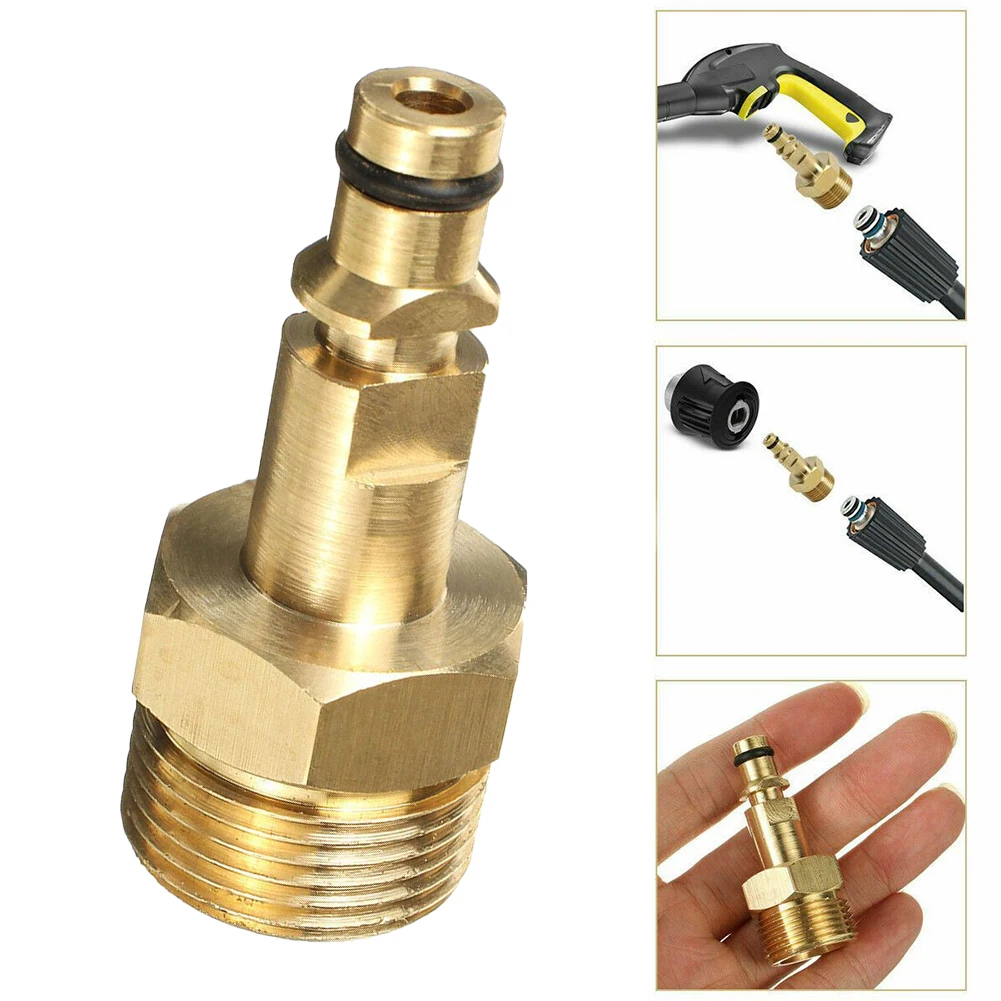 

High Pressure Washer Adapter Hose Pipe M22 Quick Connector Convert Tool Uick Release Fitting Fast Connection Quick Coupler