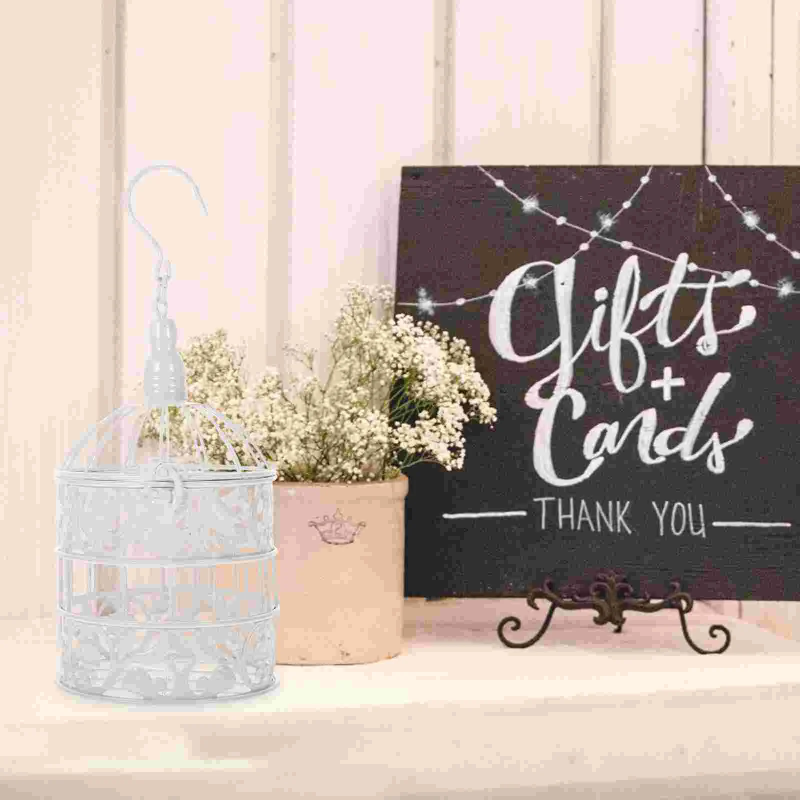 

Birdcage Decoration Decorative Iron Ornament Wedding Party Photo Prop Scene Layout
