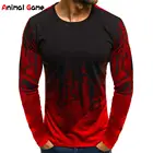 Футболка с принтом, Длинный топ с коротким рукавом и круглым вырезом, в стиле оверсайз, для мужчин и женщин