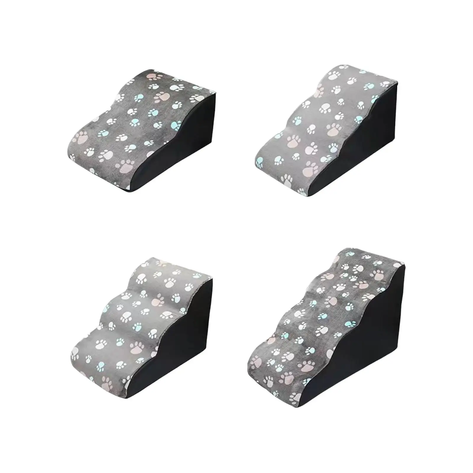 

Dog Steps Stair Detachable Cover Ramp Ladder Wide for High Beds Climbing