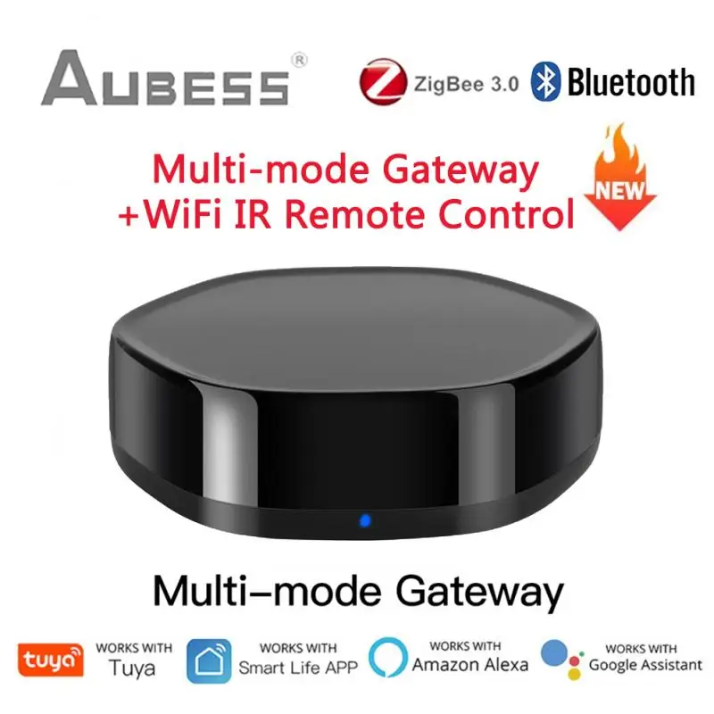 

Tuya ZigBee, Bluetooth мульти-режим шлюз концентратор WiFi ИК беспроводной пульт дистанционного управления Умный домашний мост для Alexa Google Home SmartLife