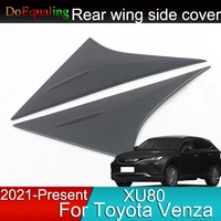 for toyota venza harrier xu80 2022 2021 car rear wing side cover decoration stickers abs auto parts