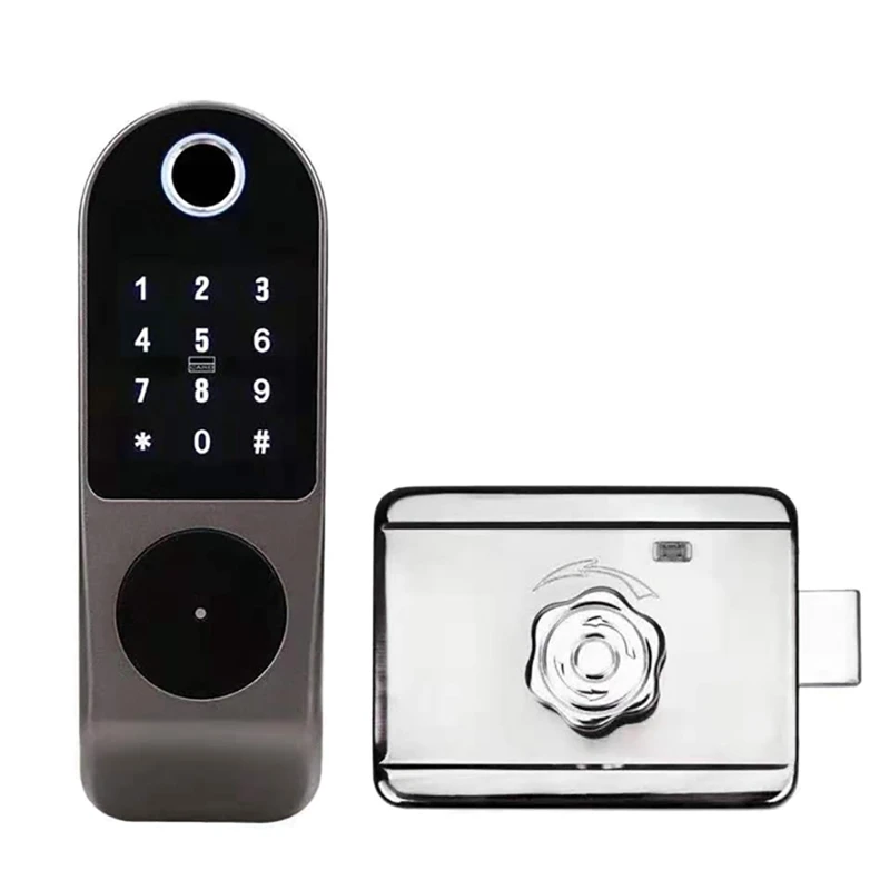 

Bluetooth App Smart Lock RFID Card Fingerprint Lock Home Lock Digital Password Keyless Entry Door Lock Anti-Theft