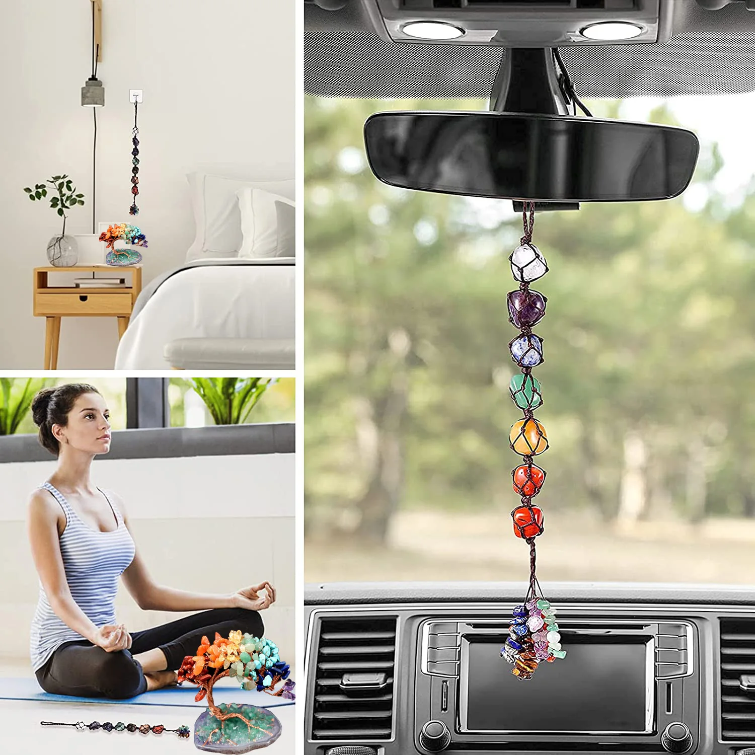 Натуральное кристаллическое дерево жизни из розового кварца, удачный кусочек агата, минеральный гравий, исцеляющий Рейки, Фэн-Шуй, приносящий богатство и удачу, предмет декора для дома.