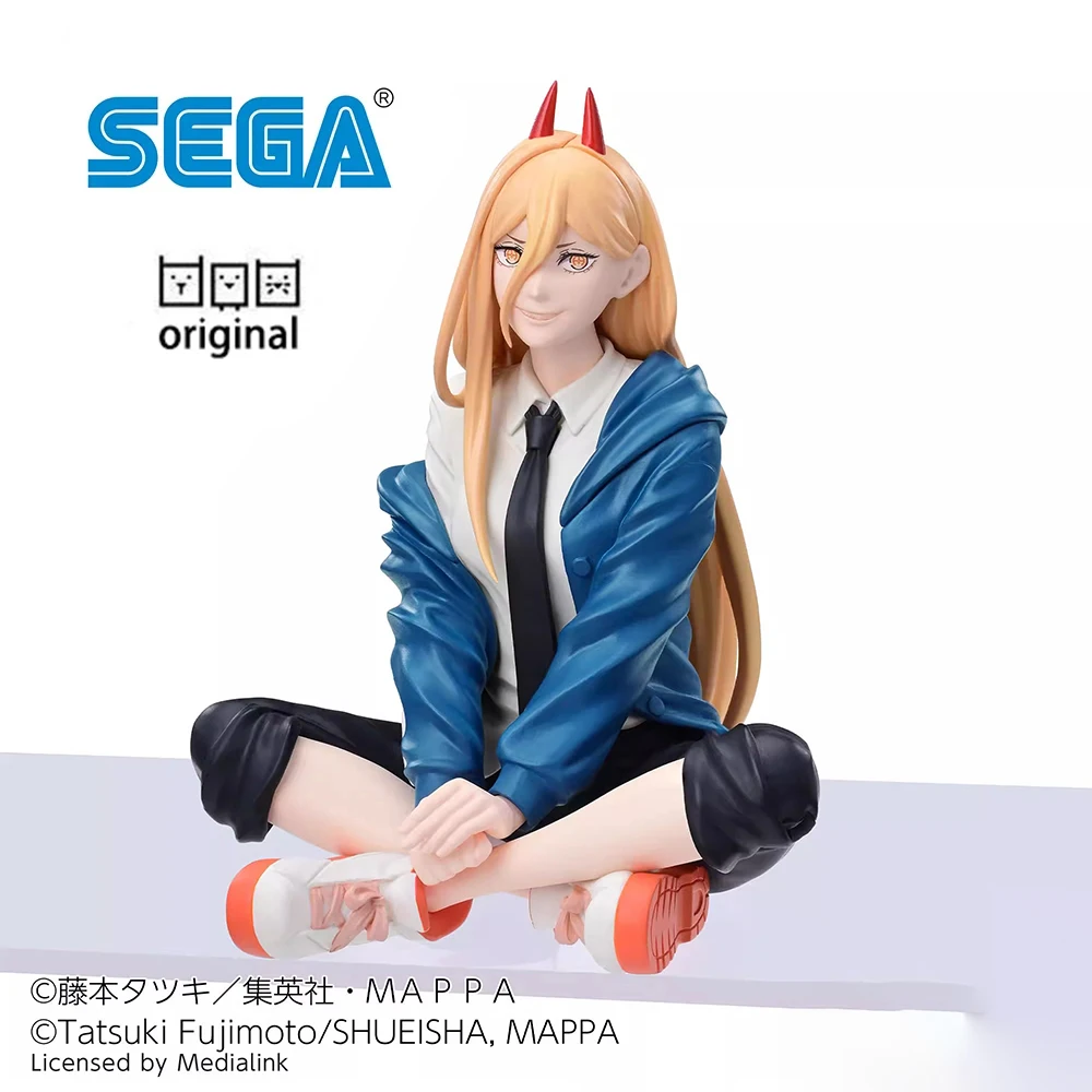 

In Stock SEGA Chainsaw Man Power Premium Chokonose Figure Original Q Version Anime Figure Pvc Model Child Toys 6.5Cm