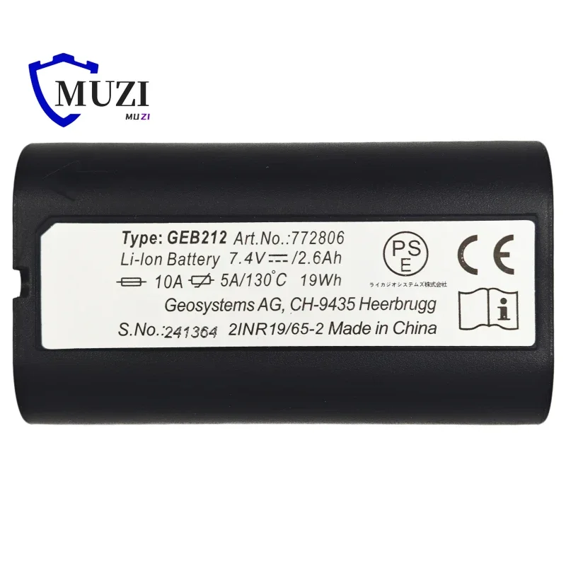 5 шт. высококачественная батарея GEB212 для Leica ATX1200 ATX1230 GPS1200 GPS900 GRX1200 сменная