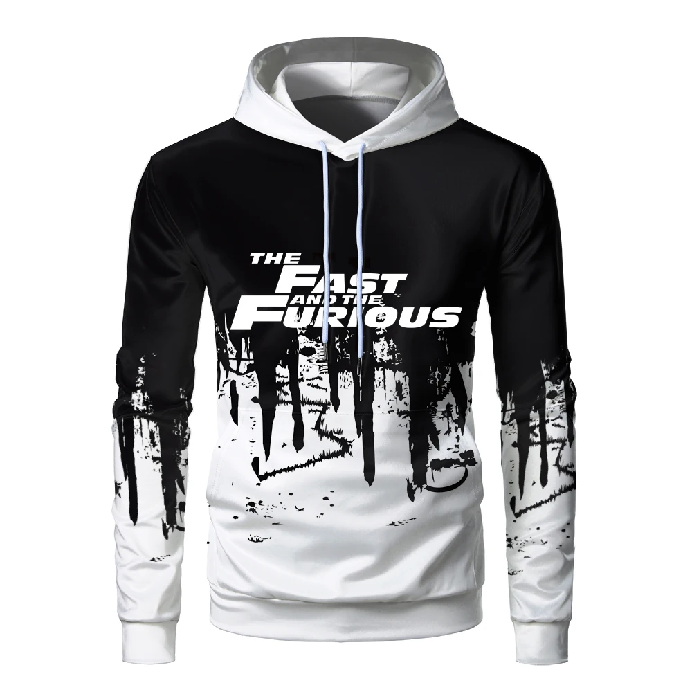 

New Arrival High Quality Hoodies The Fast and the Furious Autumn Winter Fashion Tracksuits Men Pullover Hoodies Sudaderas