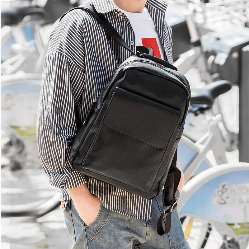 

Brand And New Simple Business Bag Multi-function Large-capacity Shoulder Design Men's 2021 Fashion Backpack Bags Summer Computer