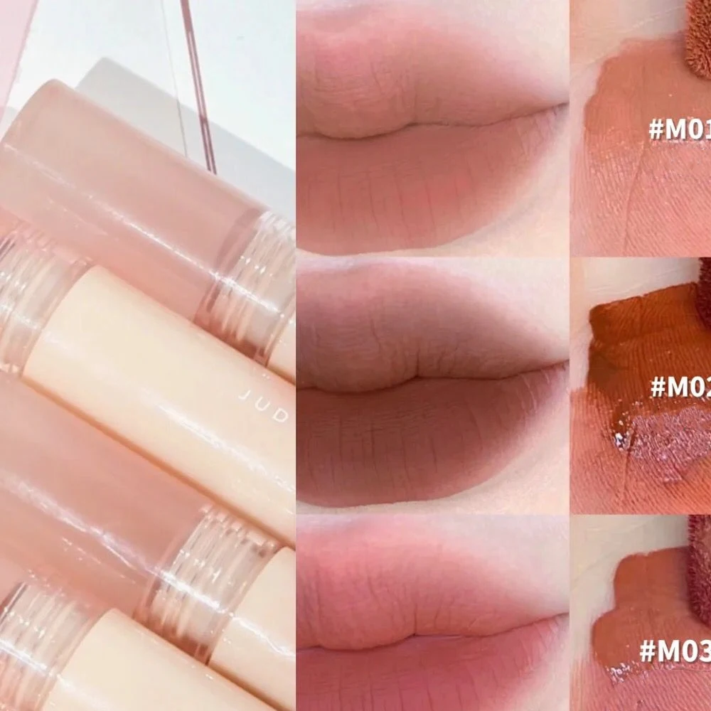 

A Peach Judydoll Matte Watery Tint Lip Cream Mist Texture Lip Gel Liquid Lipstick Womon Beauty Makeup Lip Glosses