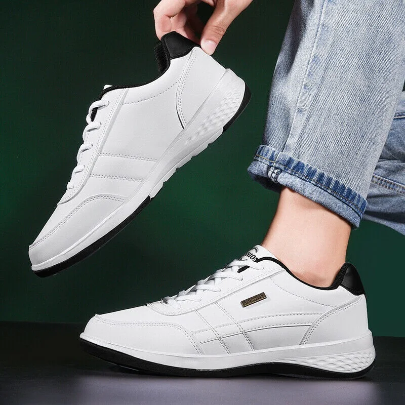 

Mens Trainers Sneakers Sports Leather Casual Lace Up Walking Shoes Lot UK Size