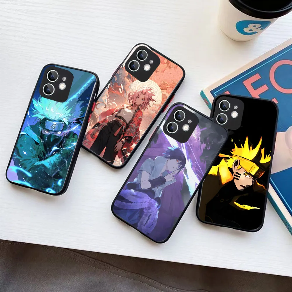 Черный силиконовый чехол для OPPO Reno 2 5 6 7 8 10 Zoom Lite Max WDA-26 N-Narutos Uchiha