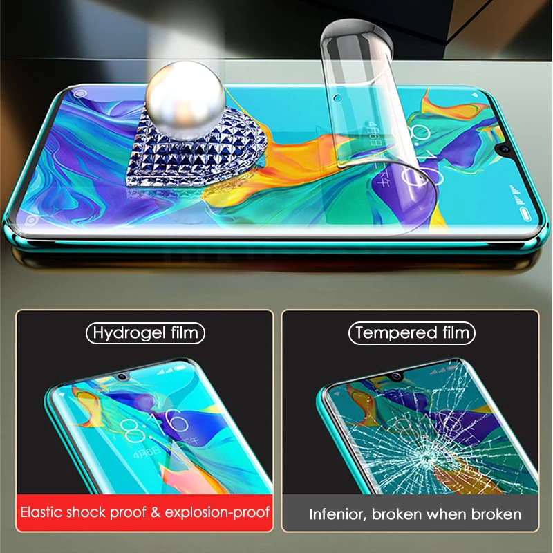 15D Hydrogel Film On For Huawei honor 9A 9C 9S 9X 9i Screen Protector honor 9 10 Lite 10i 8A 8C 8S 8X Protective Glas Film Case
