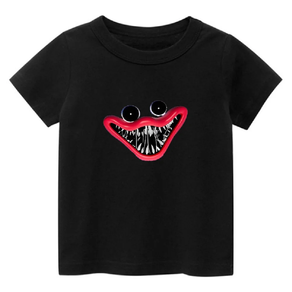 

huggy wuggy Outdoor Cartoon baby clothes Fitted Tops teenager comfortable four seasons New child Short Sleeve T Shirt Sports