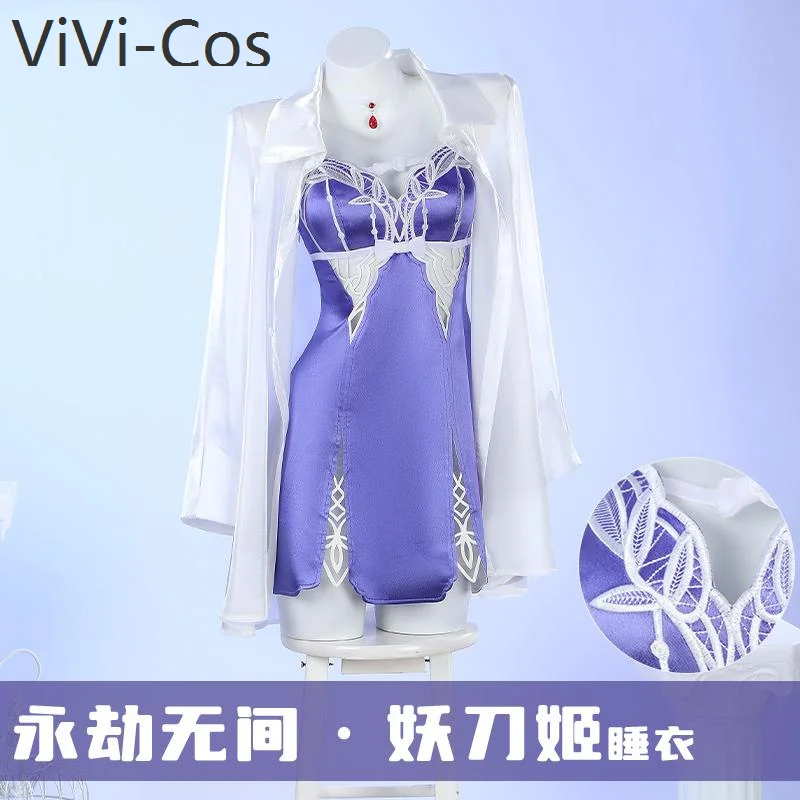 Фото ViVi-Cos Naraka:bladepoint Yoto Hime пижамы косплей костюм Cos Game аниме вечерние униформа Хэллоуин играть ролевая одежда одежда №1