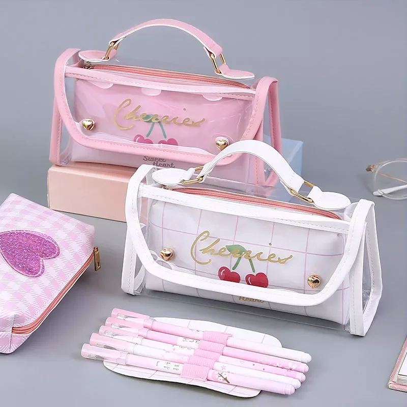 

Чехол для карандашей большой емкости в японском стиле Instagram ветер Начальная школа Студенты младшая старшая школьная девушка корейские канц...