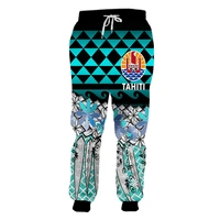 new mens casual full length pants harajuku 3d tahiti polynesian print jogger pants sweatpants street sweatpants