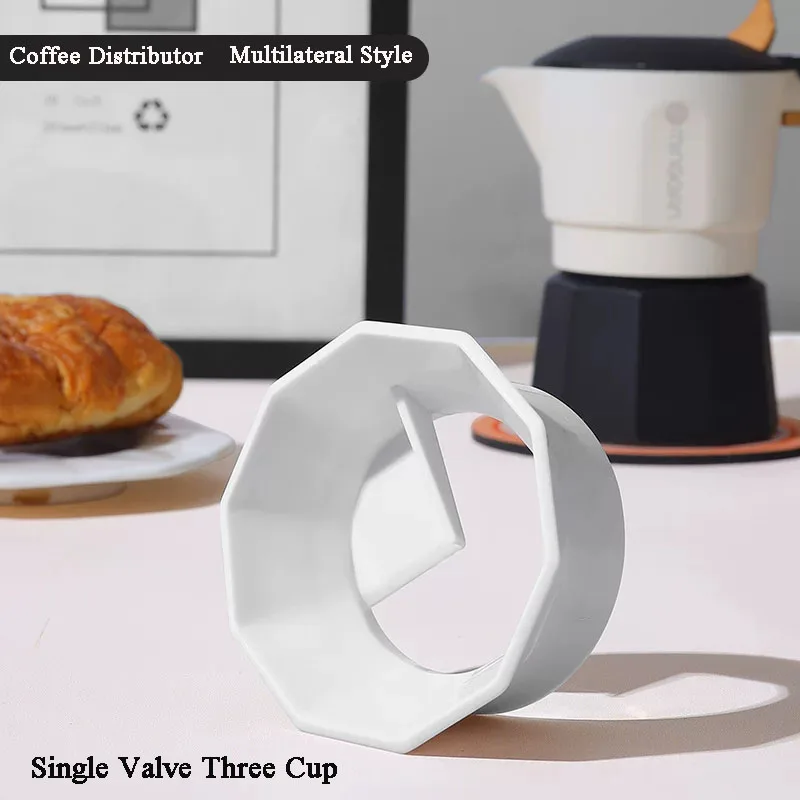 

Кофе-тампер для мока-пота, белый, ABS