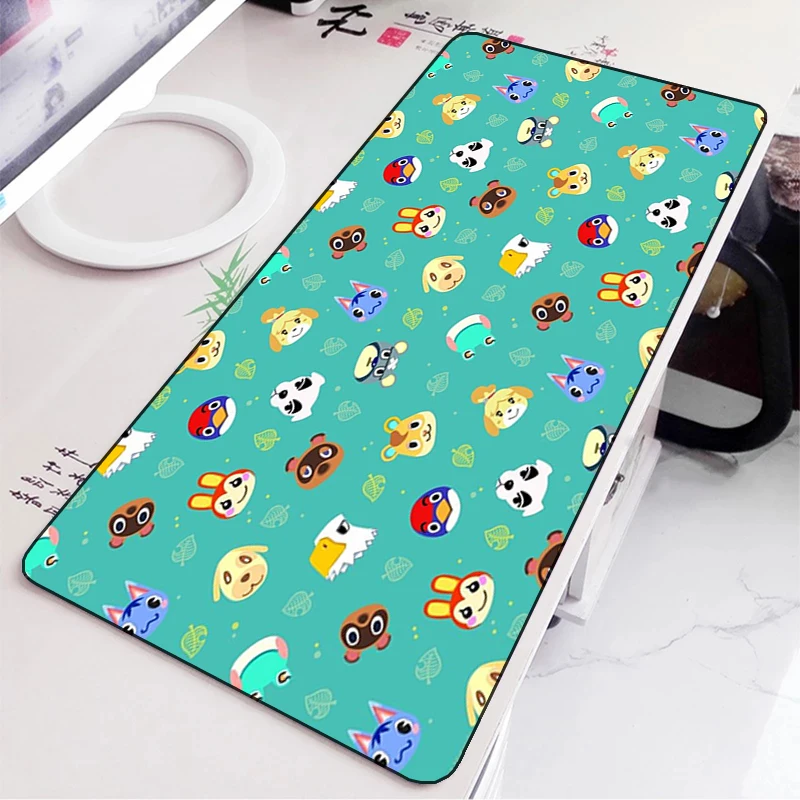 Large Mouse Pad Xxl Animal Crossing Gamer Gaming Mouse Anime Extended Mat Cheap Pink Desk Keyboard Pc Mousepad Accessories