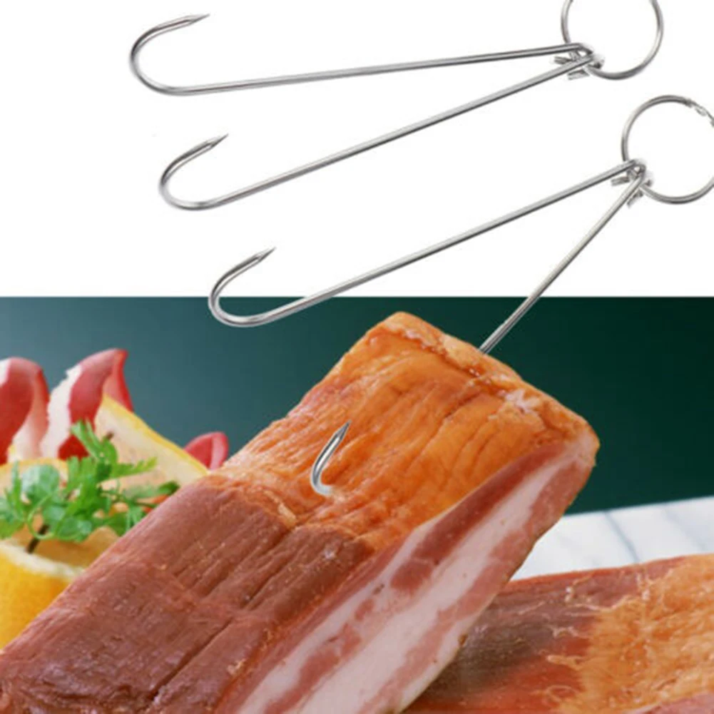 

5 шт., двойной крючок для мяса, из нержавеющей стали