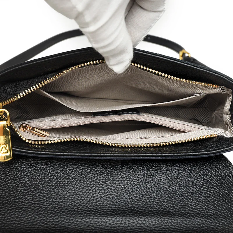 New Fashion Women Shoulder Bag Brand Genuine Leather Crossbody Bags Ladies Mini Handbags and Purses Travel Messenger Bags Female