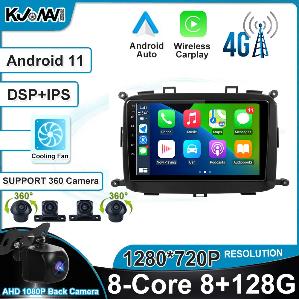 

Carplay Android 11 Auto Multimedia Player Car Radio GPS Auto Radio Bluetooth For Kia Carens 2013-2018