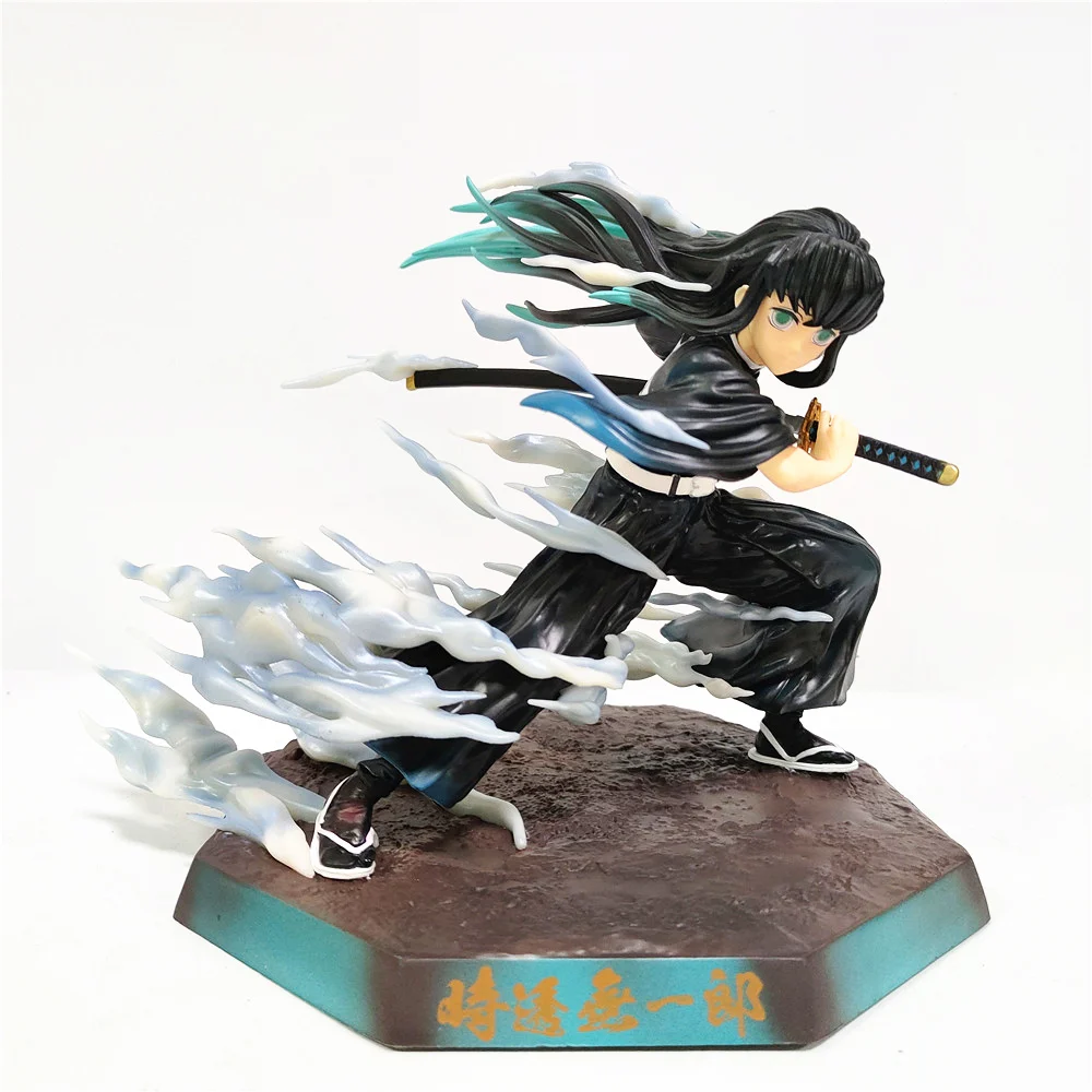 

Игрушечные фигурки из аниме «рассекающий демонов» Tokitou Muichirou, модель Kimetsu no Yaiba 18 см, фигурка героев, игрушки