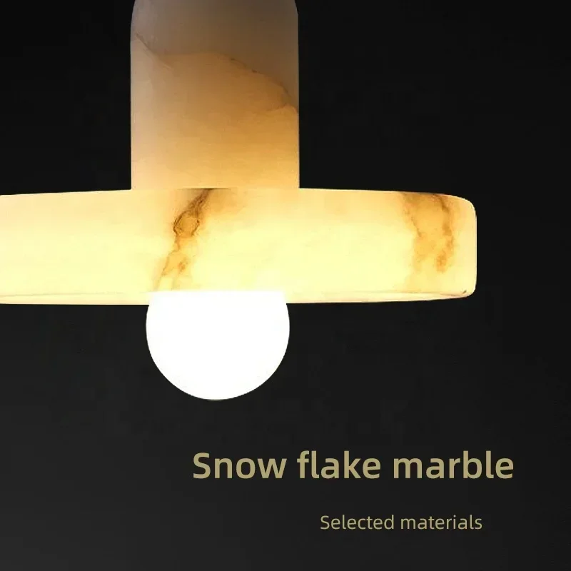 Мраморные подвесные лампы с креативным дизайном домашняя искусственная лампа
