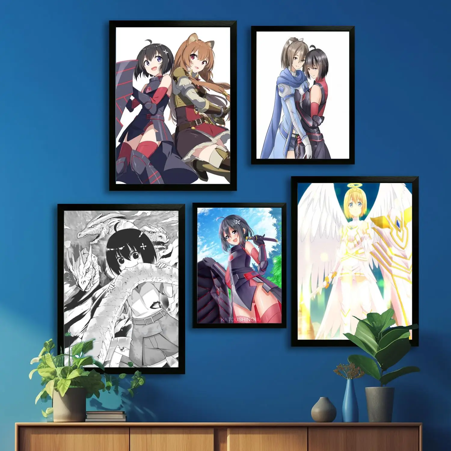 Bofuri онлайн мультфильм холст художественный постер настенное искусство картина с