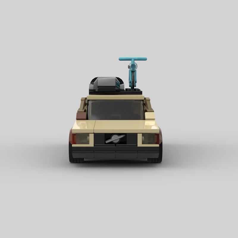 Фото 270 шт. MOC City Champions Vovo 740 Wagon Модель из строительных блоков, коллекция идей, художественные кирпичики, DIY, креативный декор, подарок на день рождения, поделка №2