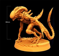 60mm resin model kits alien figure unpainted no color dw 078