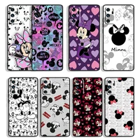 mickey mouse print for huawei mate 40 30 20x 10 lite p smart s z plus pro 2021 2020 2019 2018 black phone case capa