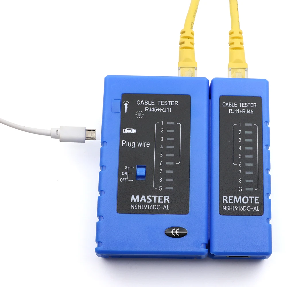Набор инструментов xintylink тестер с micro USB RJ45 для кабелей ethernet разъем RJ11 RJ12 rg45 CAT5 CAT6 |