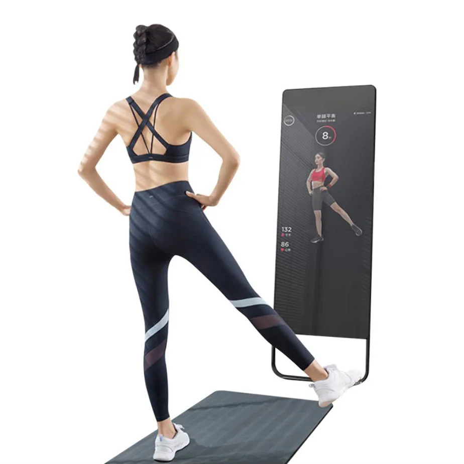 

49" inch WIF interactive Android LCD touch screen Exercise Mirror Gym smart fitness mirror with camera