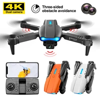 e99 k3 pro rc mini drone best 4k hd dual camera aerial wifi fpv obstacle avoidance foldable profesional quadcopter drone toys