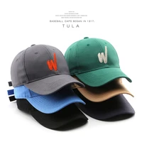 cotton baseball cap for women and men fashion letter w snapback hat casual hip hop hats 2022 summer visors caps unisex