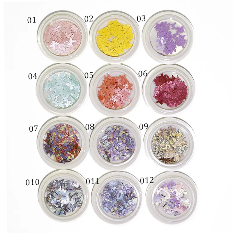 50 шт. декоративные хлопковые ногти-бабочки |