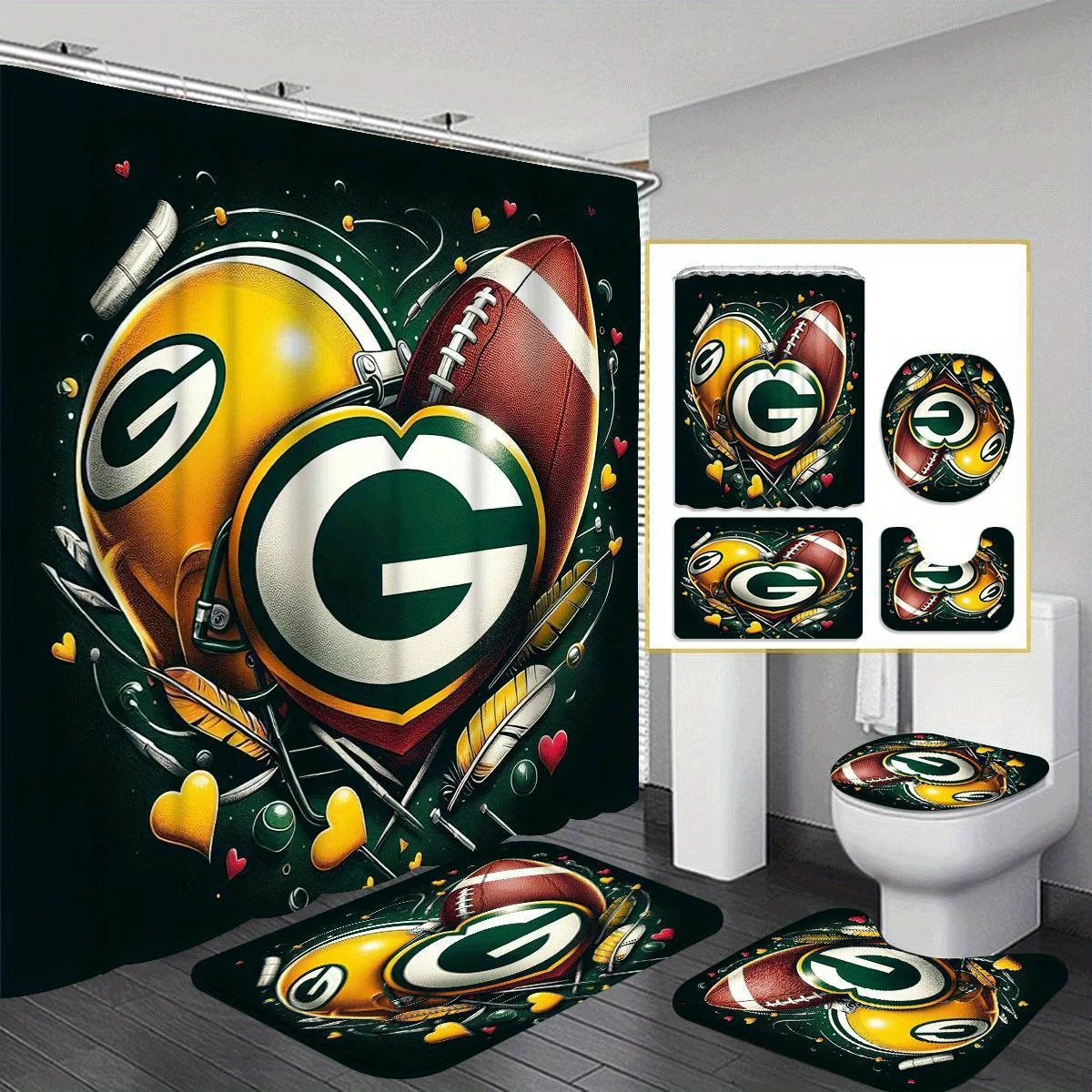 

Набор для ванной комнаты Green Bay Packers