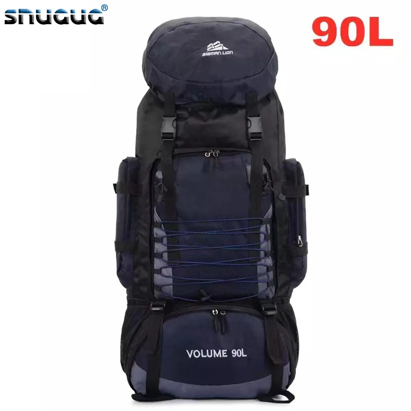 

90L Large Capacity Outdoor Backpack Waterproof Mountaineering Camping Trekking Hiking Backpack Rucksack Travel Sport Blaso Bag