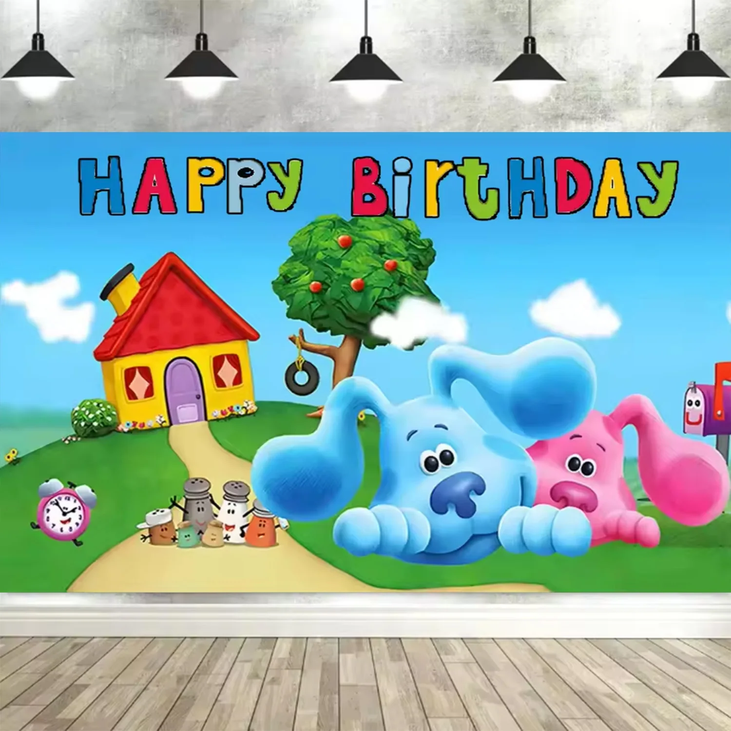 

Фон для фотосессии Blue-Clues