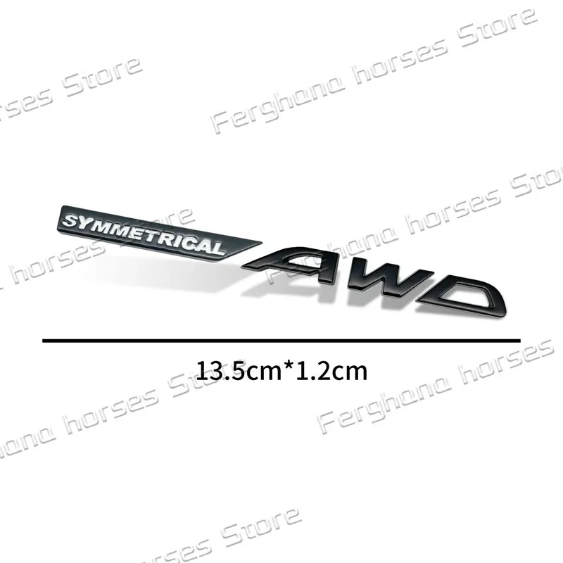 Автомобильный 3D Стайлинг хромированная металлическая наклейка симметричный