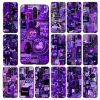 maiyaca infinity on purple phone case for vivo y91c y11 17 19 17 67 81 oppo a9 2020 realme c3
