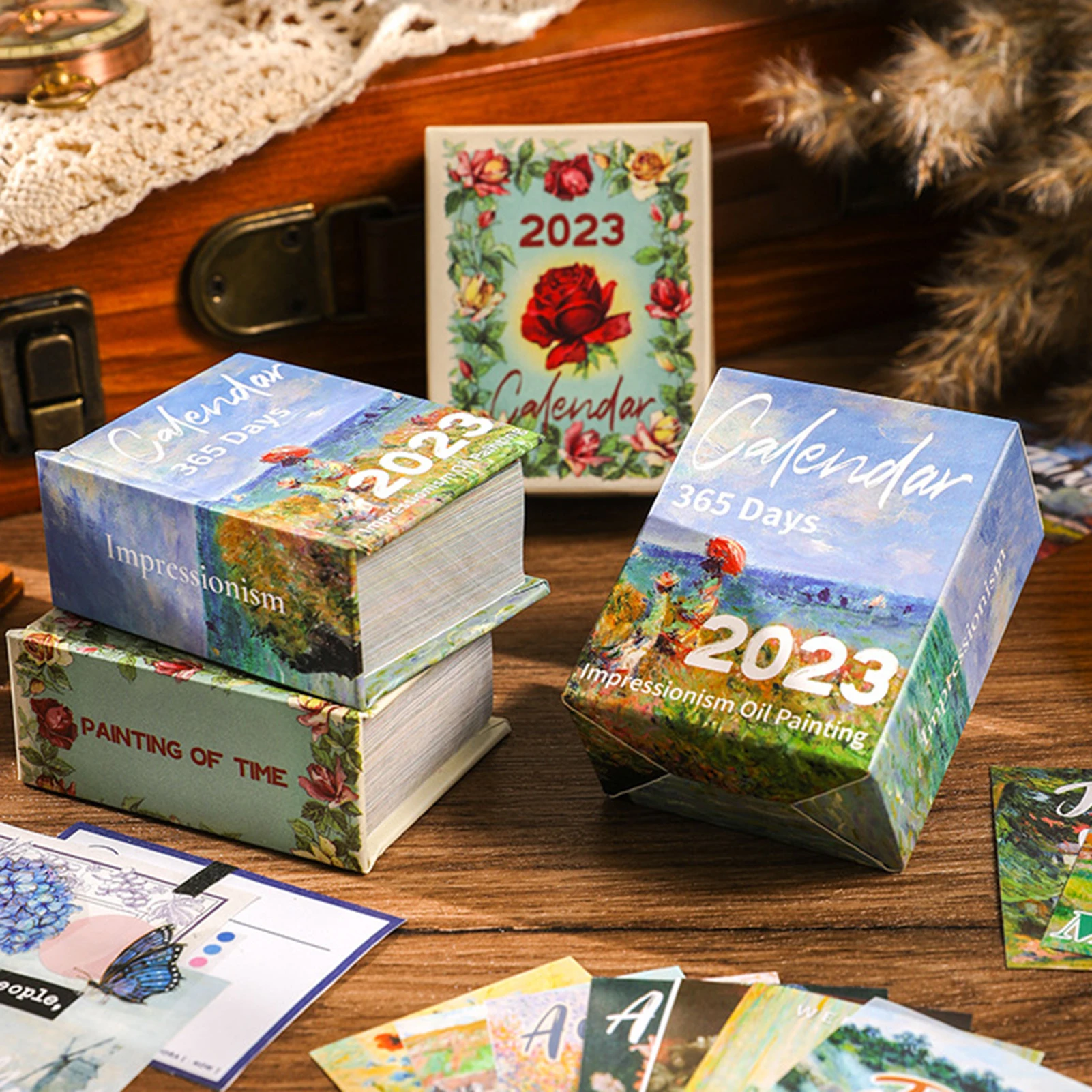 

Календарь с отрывом 2023, ремесло, многоразовое украшение для дома, календарь для праздничного украшения NIN668