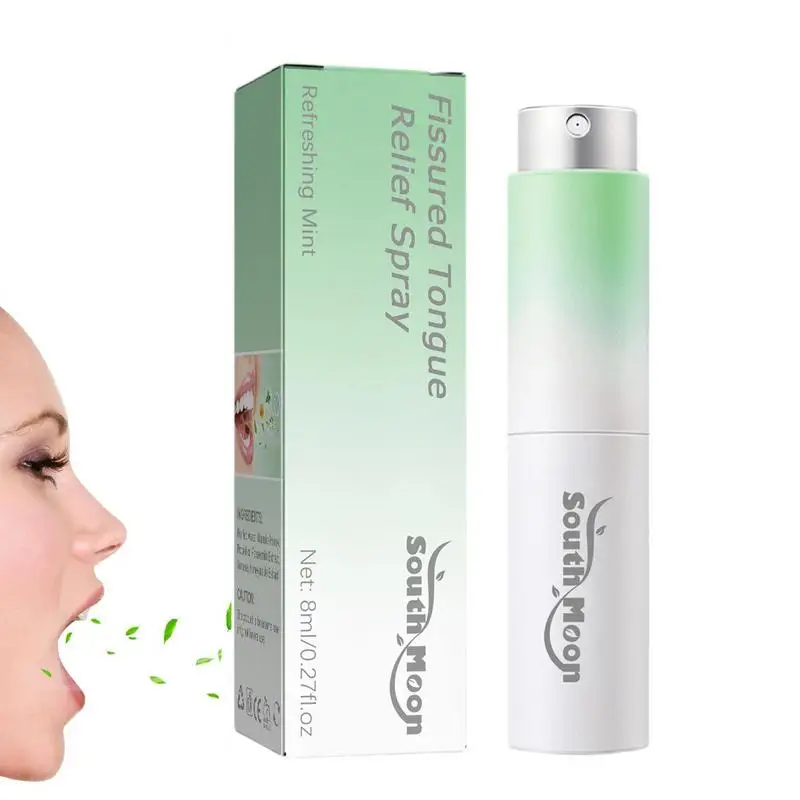 

Mouth Freshener Spray 0.34oz Oral Breath Spray Portable Minty Flavored Fresh BreathAtomization Bad Breath Oral Spray