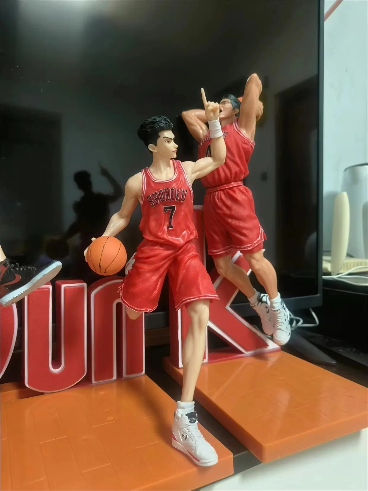 Фото Горячее аниме Slam Dunk Five дополнительная модель статуя Сакураги Ханамичи фигурки Коллекционное украшение для рабочего стола орнамент Рождественский подарок №5