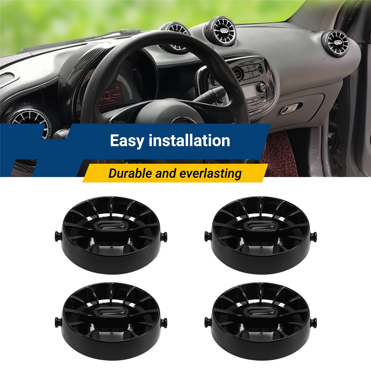 1 компл./4 шт. автомобильный вихревой кондиционер детали для модификации выхода