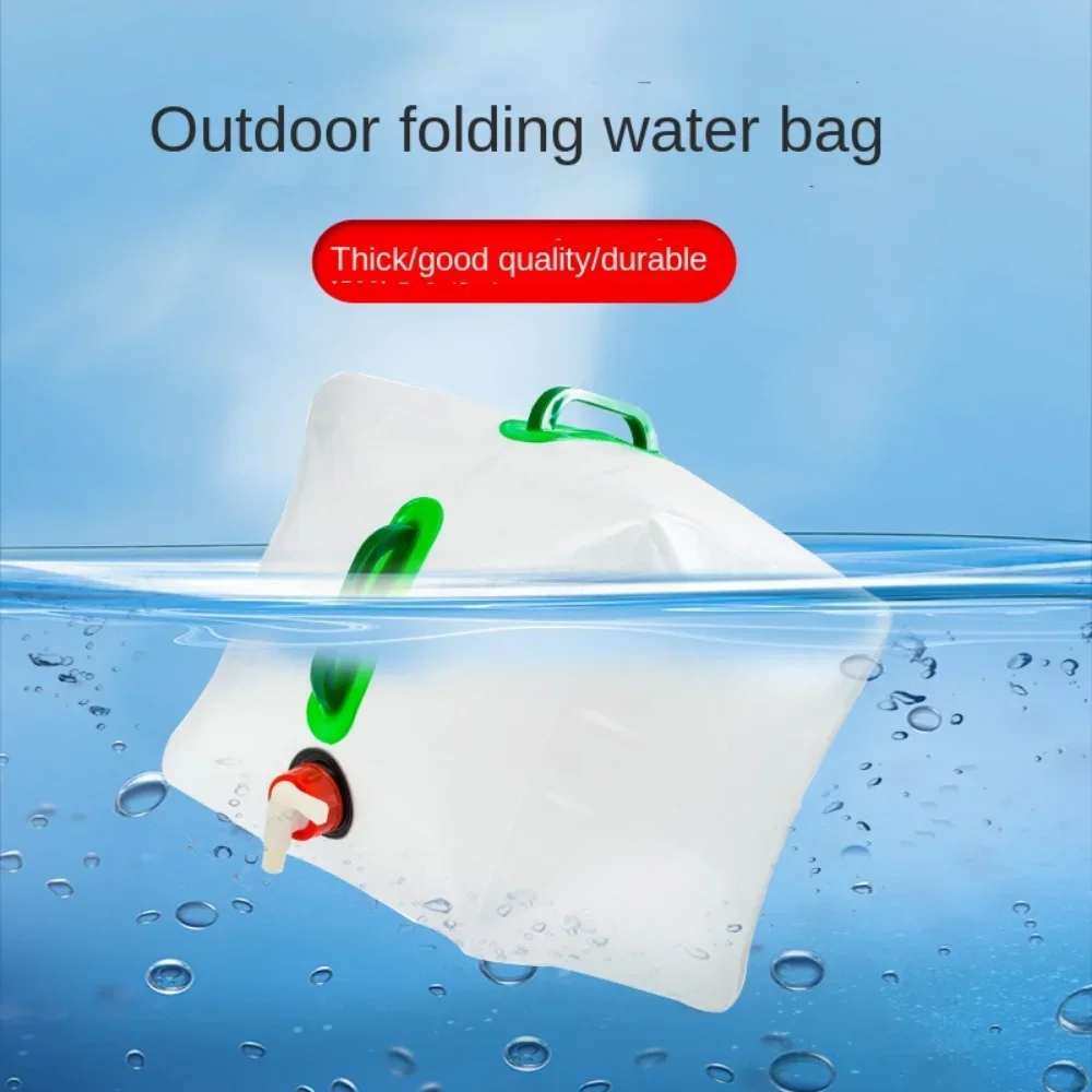 

Bucket Water Container Folding Water Kettle Equipment Capacity Bag Supplies Plastic Portable Outdoor Camping Large