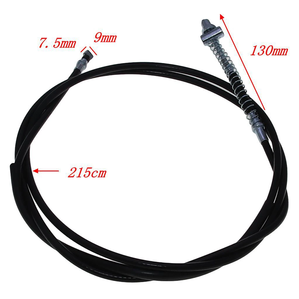 

Rear Drum Brake Line For Electric Bike Moto 215cm Rear Cable Thickening Tricycle Electric Bicycle Brake Cable E-Bike Accessories