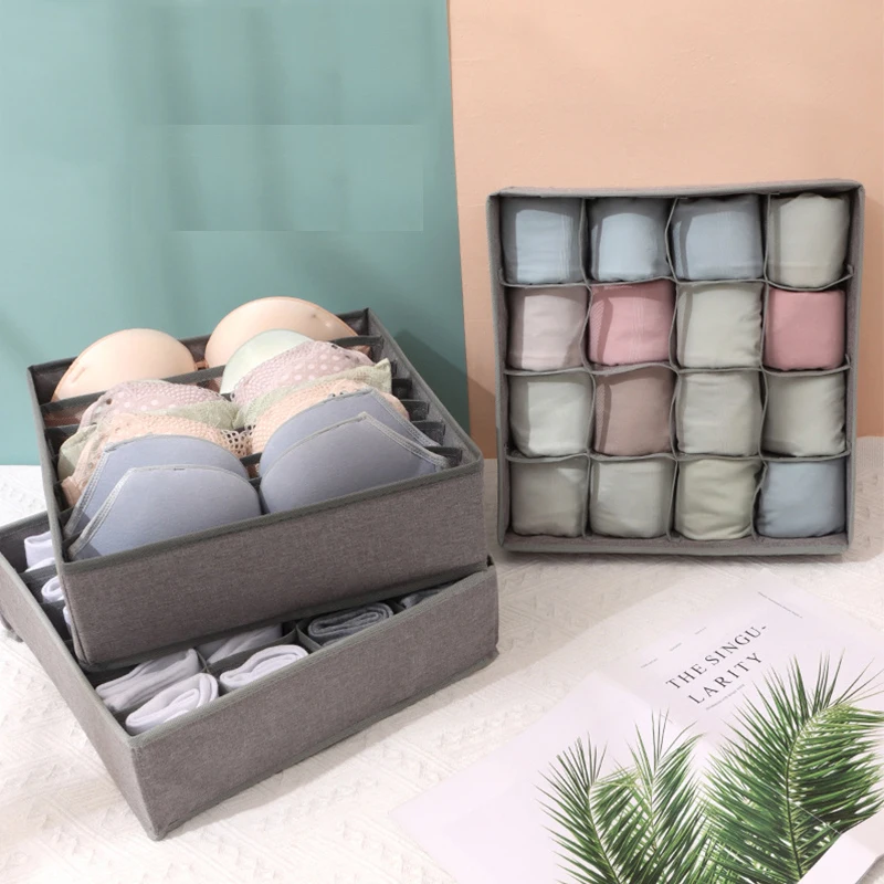 

Underwear Organizer Folding Clothes Organizer Home Cabinet Divider 24 Storage Box Closet Organizer Drawer Sock Bra Storage Boxes