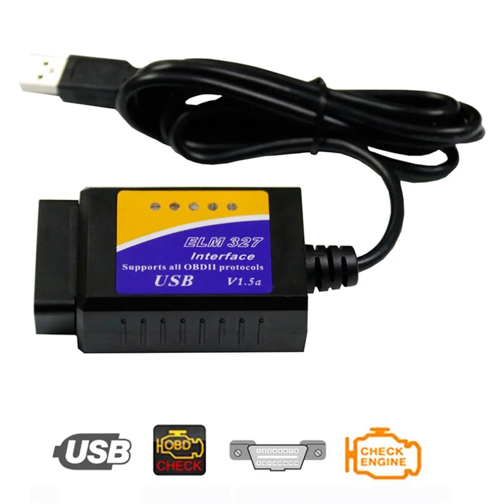 

Автомобильный диагностический сканер ELM 327 в 1.5 адаптер BT работает на Android Torque Elm327 V1.5 Интерфейс OBD2 / OBD II